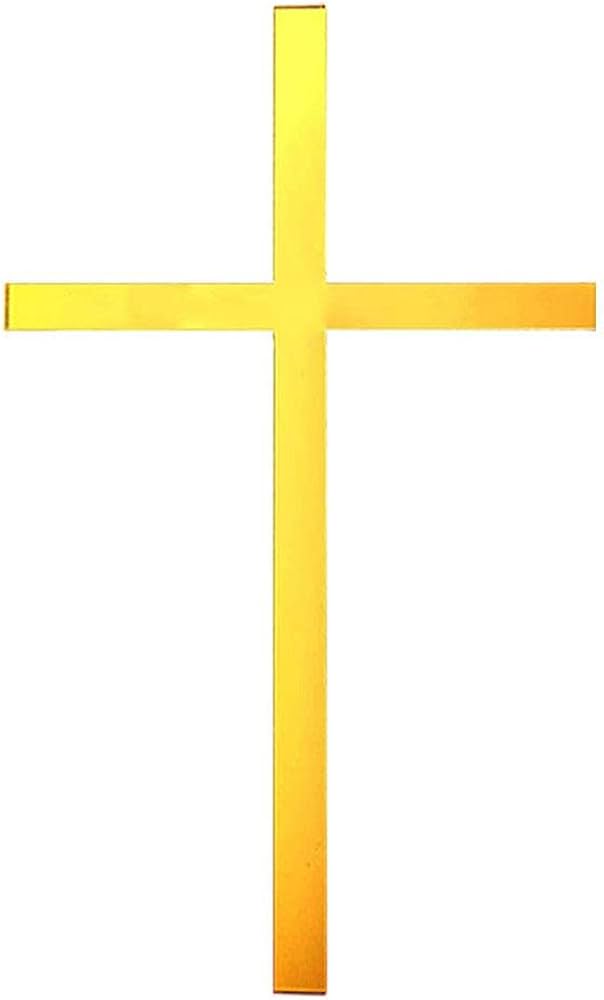 Crucifix Yellow - Thin Cross Cliparts png download - 2471*3300 - Free ...